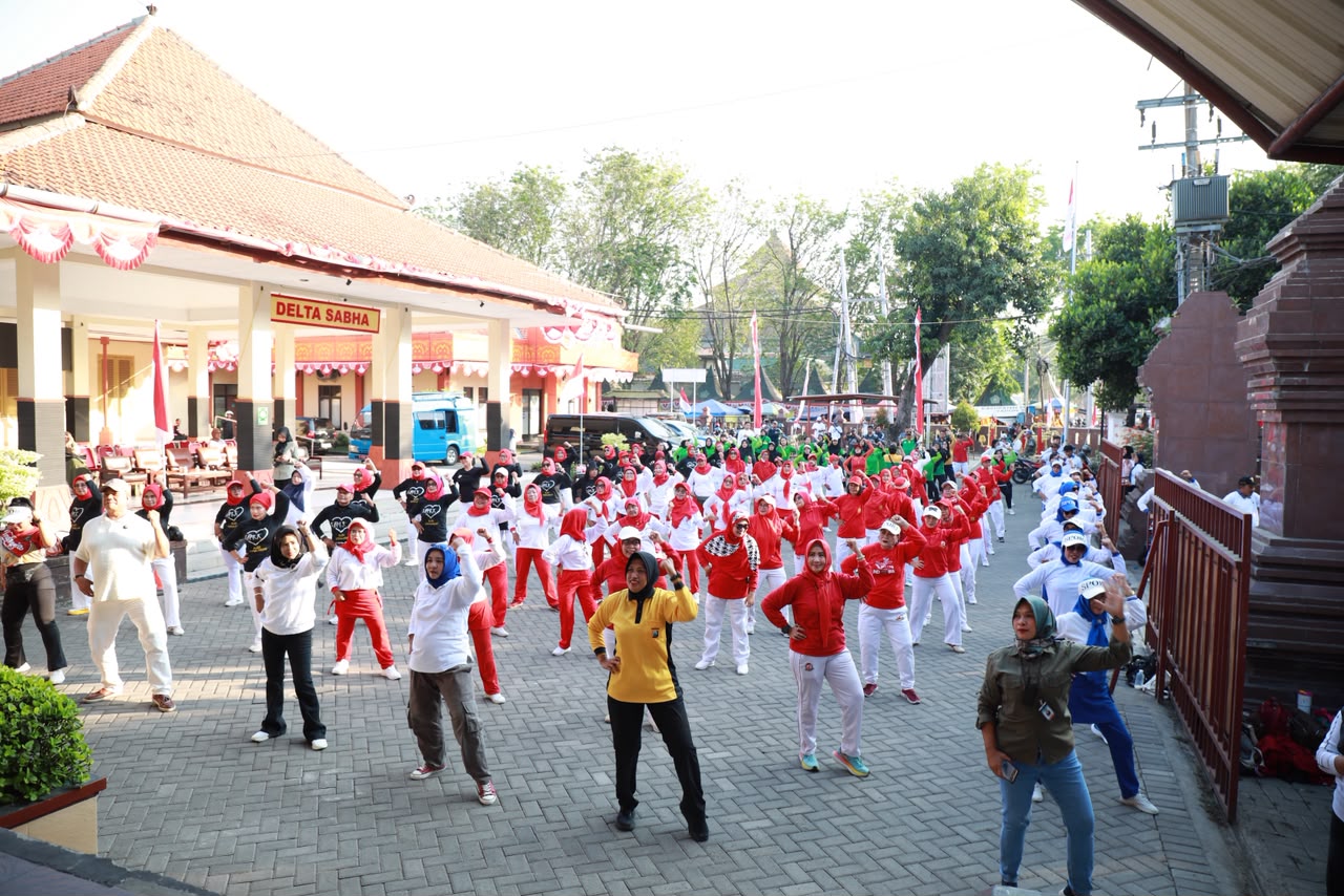 Wabup Sidoarjo Hj.Mimik Idayana Deklarasi Sidoarjo Merdeka Tanpa Narkoba Minggu(2/8/2026)