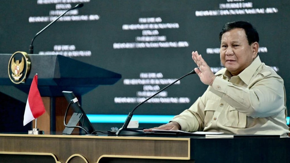 Kata “Nuklir” dan Bahaya Lidah Presiden Presiden Prabowo Subianto melakukan pertemuan dengan 150 periset dari Badan Riset dan Inovasi Nasional (BRIN) di Istana Kepresidenan Jakarta, pada Kamis, 6 Agustus 2026. Foto: BPMI Setpres