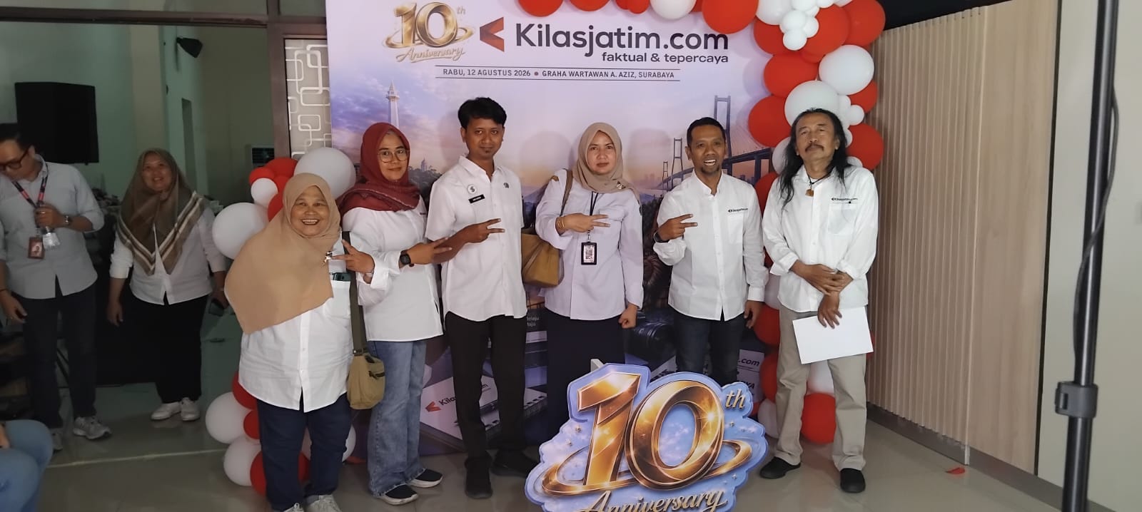 Suasana HUT ke-10 media kilasjatim.com