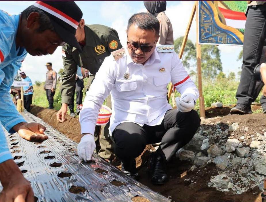 Wako Alfin Dukung Gerakan Swasembada Bawang Putih Nasional Wali Kota Sungai Penuh Alfin, S.H