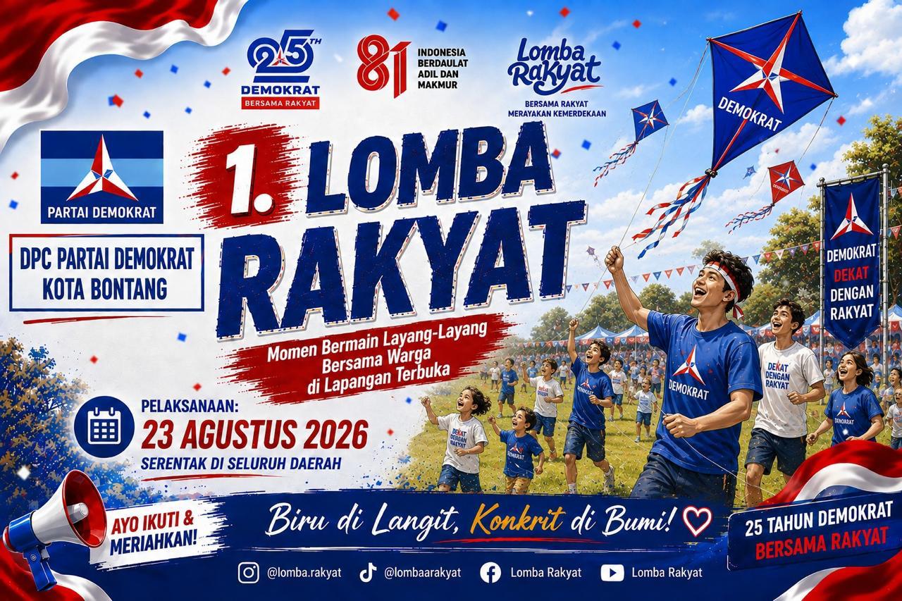 Lomba Rakyat Demokrat Bontang 23 Agustus 2026