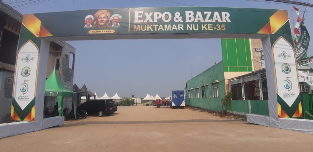 Lokasi ekspo dan bazar disiapkan cukup luas untuk menampung pelaku UMKM yang berjualan selama rangkaian Muktamar ke-35 NU.