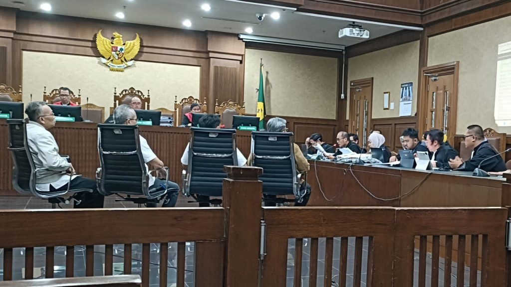 Tuntutan Jaksa Rancu, Advokat Minta Hakim Bebaskan Terdakwa Kasus LPEI Persidangan dugaan korupsi pembiayaan ekspor nasional pada LPEI periode 2015–2020 di Pengadilan Negeri Jakarta Pusat, Jumat (28/8/2026) Foto: Pahala Simanjuntak /GOnews.id