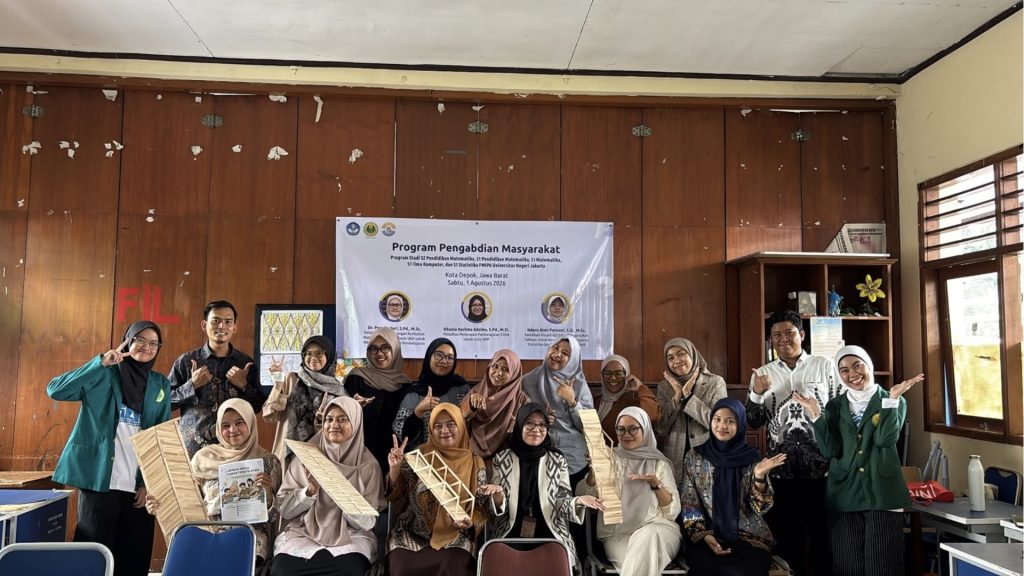 Tingkatkan Kompetensi Guru SMP Kota Depok, Dosen UNJ Gelar Pelatihan Penerapan Pembelajaran STEM Universitas Negeri Jakarta (UNJ) bekerja sama dengan Dinas Pendidikan Kota Depok menggelar pelatihan penerapan Science, Technology, Engineering, and Mathematics atau STEM, Sabtu (1/8/2026).
