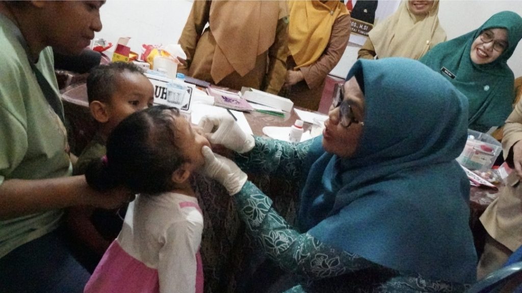 Siti Robiah Pantau Penerapan ILP Posyandu di Kutim Ketua Tim Pembina Posyandu sekaligus Ketua TP PKK Kabupaten Kutai Timur (Kutim), Siti Robiah