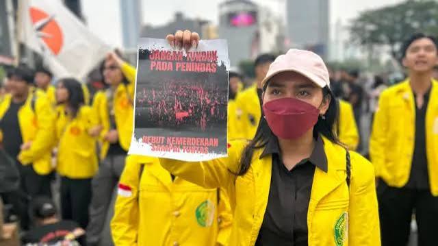 Demo Mahasiswa UI Bawa Delapan Tuntutan di Jakarta