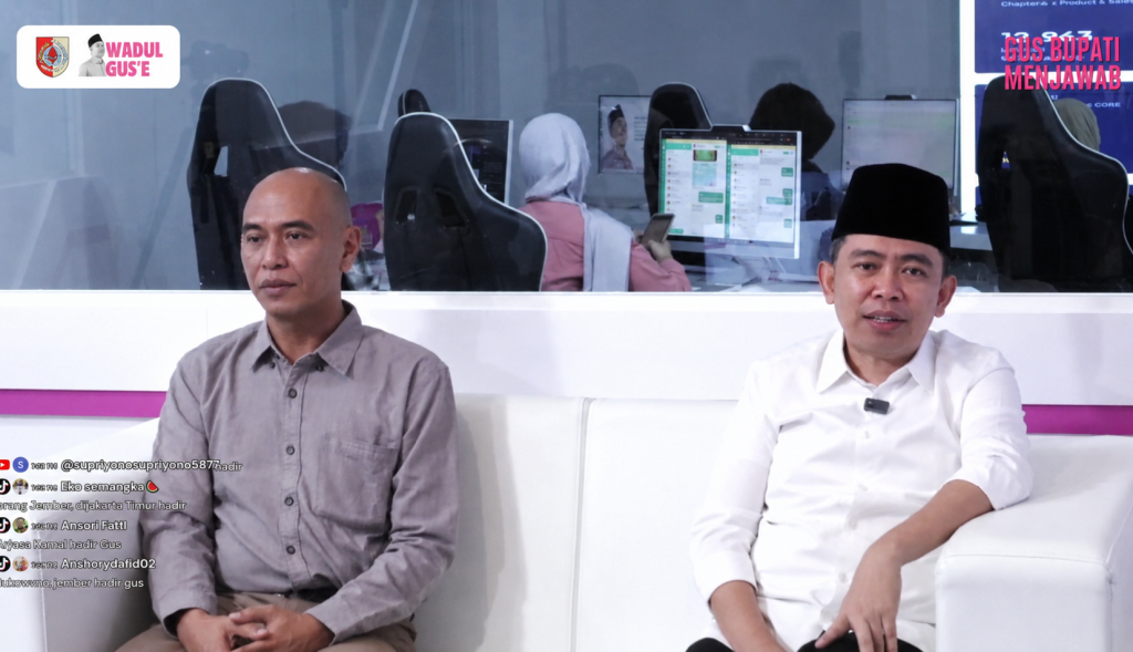 Gus Fawait Tegaskan Homecare Bukan Sekadar Program Populis, Sasar Warga Rentan hingga Pasien Kronis Bupati Jember Muhammad Fawait saat ikuti acara podcast.Foto tangkapan layar