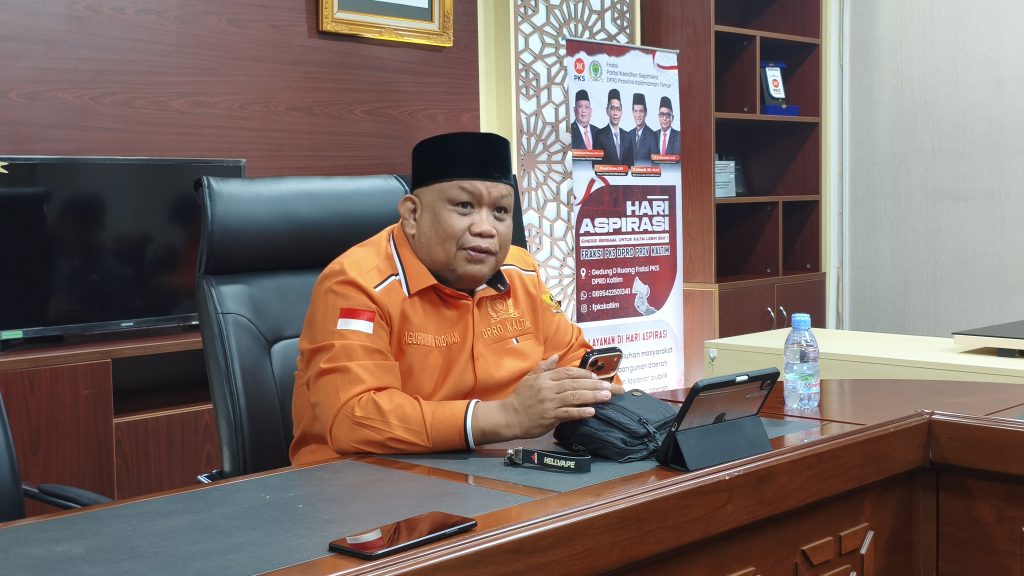 Sekretaris Fraksi PKS DPRD Kalimantan Timur, Agusriansyah Ridwan (Jamil/GOnews.id)