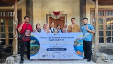 Tim FPIK UB bersama perwakilan Reef Check Indonesia, Bionesia, dan Mero Foundation di Bali dan diskusi teknis rencana kolaborasi riset dan publikasi bersama mitra.
