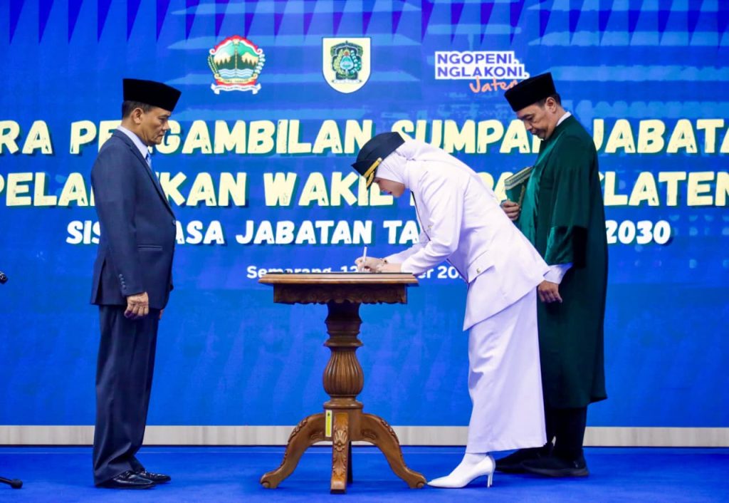 Lantik Wabup Klaten, Luthfi Soroti Angka Kemiskinan