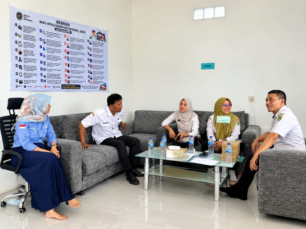 Monitoring Pengolahan Limbah SPPG Sukosari lor Dari Dinas Lingkungan Hidup (DLH) Kabupaten Bondowoso. Rabu 28/10/2026.