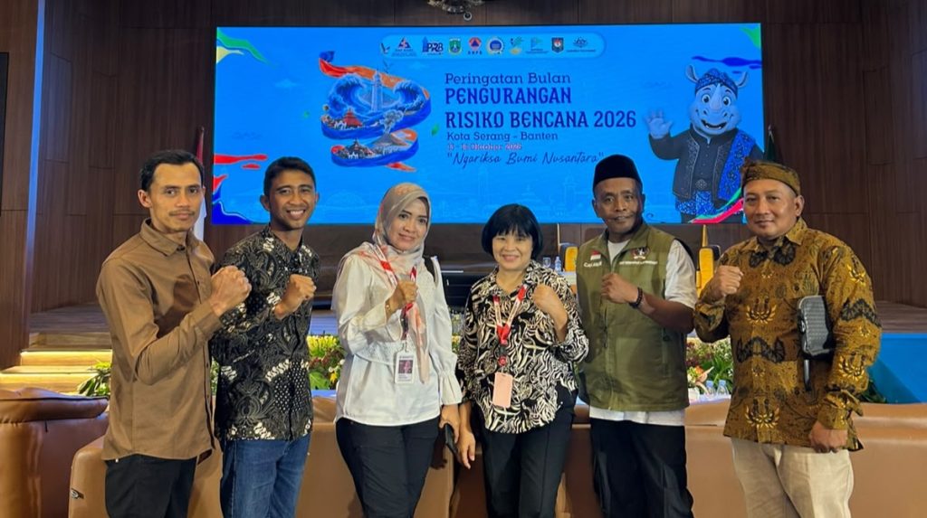 Saiful Anam Soroti Penerapan Modul Kebencanaan di SLB, Ingatkan Pentingnya Perlindungan Kelompok Rentan Wakil Sekretaris Jenderal Forum Pengurangan Risiko Bencana (FPRB) Jawa Timur, Saiful Anam saat mengikuti Puncak Peringatan Bulan Pengurangan Risiko Bencana (PRB) 2026 di Kota Serang, Provinsi Banten, Rabu (14/10/2026).