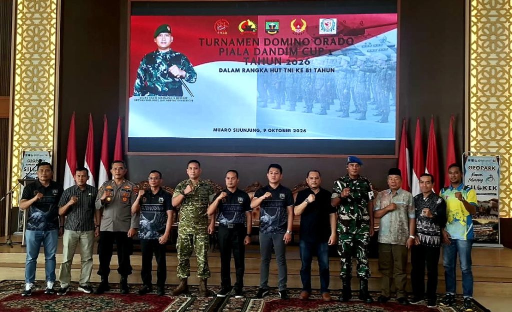 Dandim Cup I Kukuhkan ORADO Sijunjung dan Sawahlunto